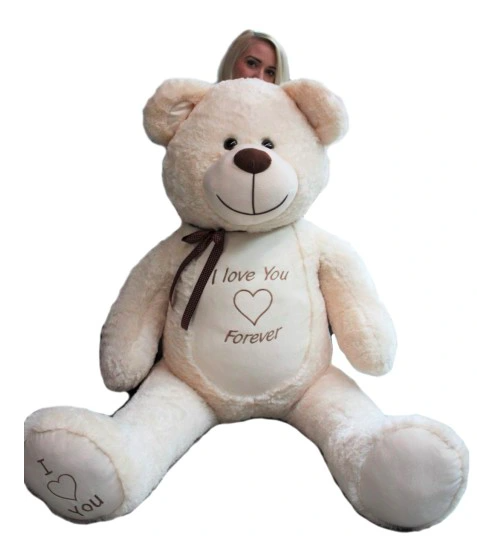 Veľký plyšový medveď  I  ♡ Love You Forever 180 cm Béžová
